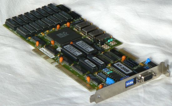 ISA VGA GRAPHICS CARD WD NT-200B